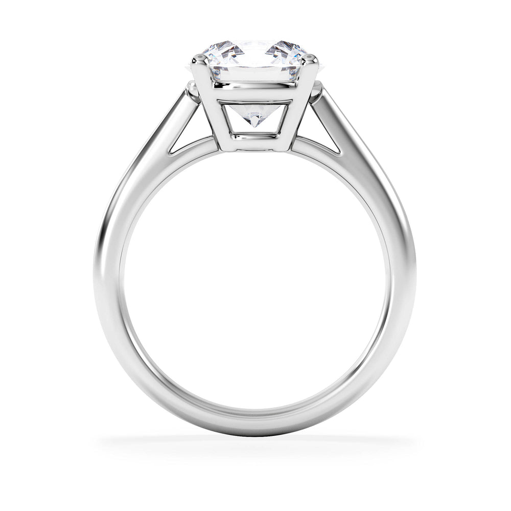 Elysia 3.00ct Lab Diamond Round Cut Engagement Ring in Platinum G/VS1