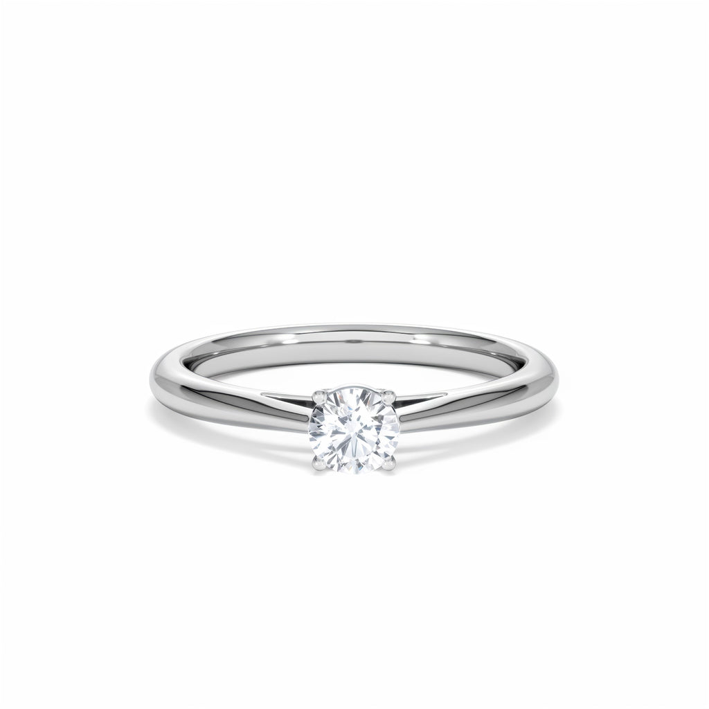 Engagement Ring Elysia 0.33ct Lab Diamond G/Vs in Platinum