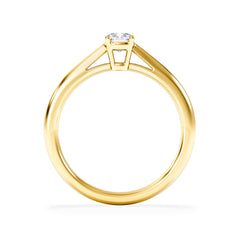 Engagement Ring Elysia 0.33ct Lab Diamond F/VS in 18K Gold