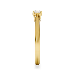 Engagement Ring Elysia 0.33ct Lab Diamond F/VS in 18K Gold
