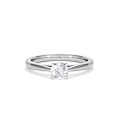 Engagement Ring Certified 0.50CT Elysia Platinum G/VS