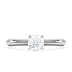Engagement Ring Certified 0.50CT Elysia Platinum G/VS