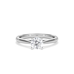 Engagement Ring Certified 0.70CT Elysia Platinum G/VS