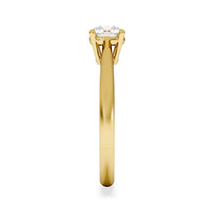 Engagement Ring Certified 0.70CT Elysia 18K Gold G/VS