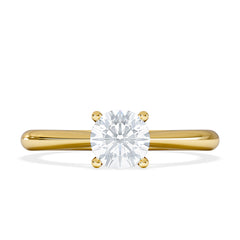 Engagement Ring Certified 0.70CT Elysia 18K Gold G/VS