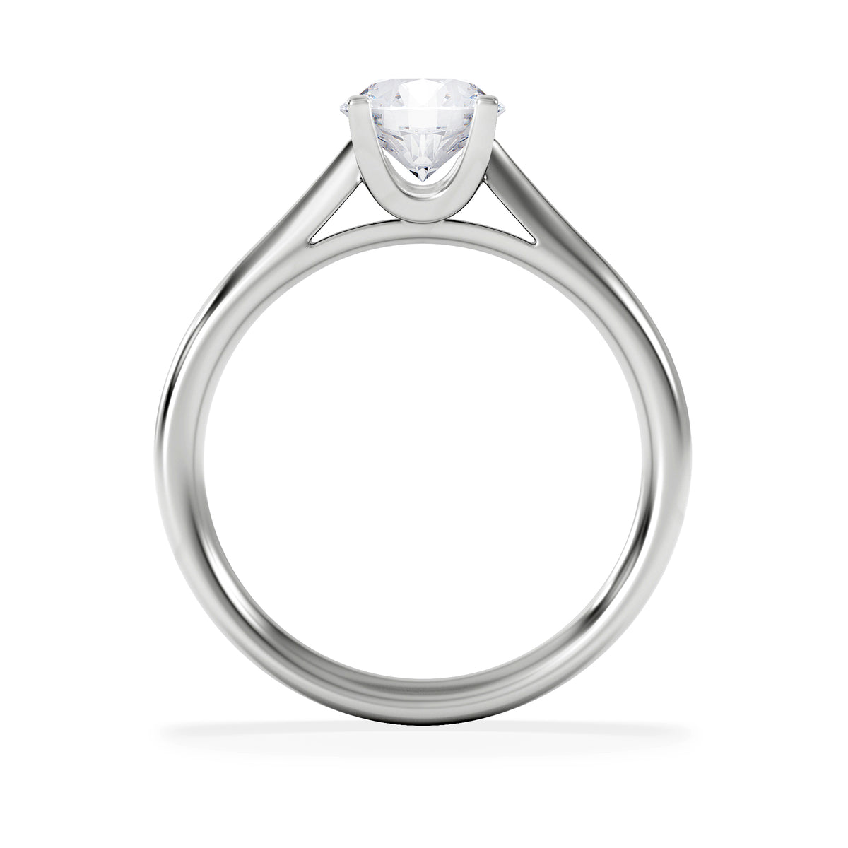 1 Carat Diamond Engagement Ring Grace Lab FVS1 18K White Gold