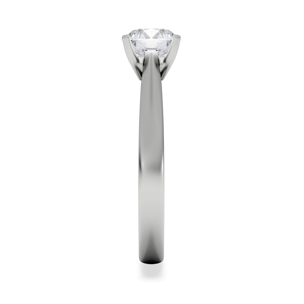 1 Carat Diamond Engagement Ring Grace Lab FVS1 18K White Gold