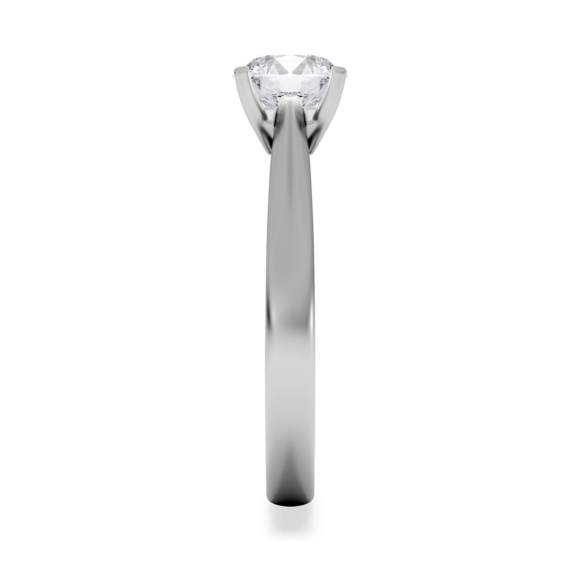 1 Carat Diamond Engagement Ring Grace Lab FVS1 18K White Gold