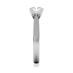 Certified 1.00CT Grace 18K White Gold Engagement Ring H/SI