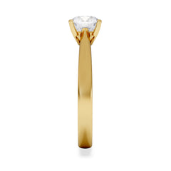 1 Carat Diamond Engagement Ring Grace Lab FVS1 IGI Certified 18K Gold