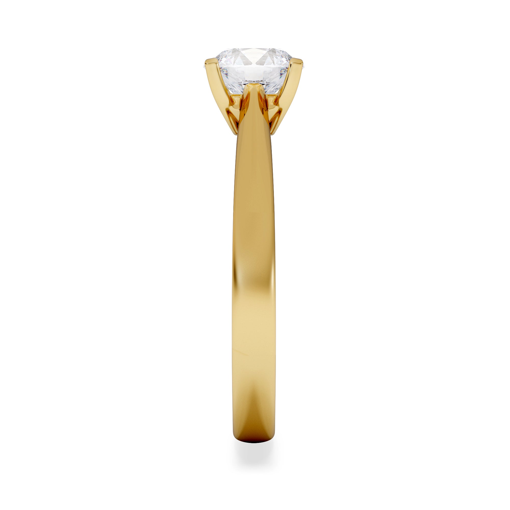 1 Carat Diamond Engagement Ring Grace Lab FVS1 IGI Certified 18K Gold