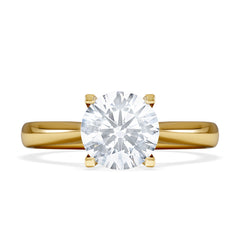 1.50ct Diamond Engagement Ring Grace Lab F/VS1 IGI Certified 18K Gold