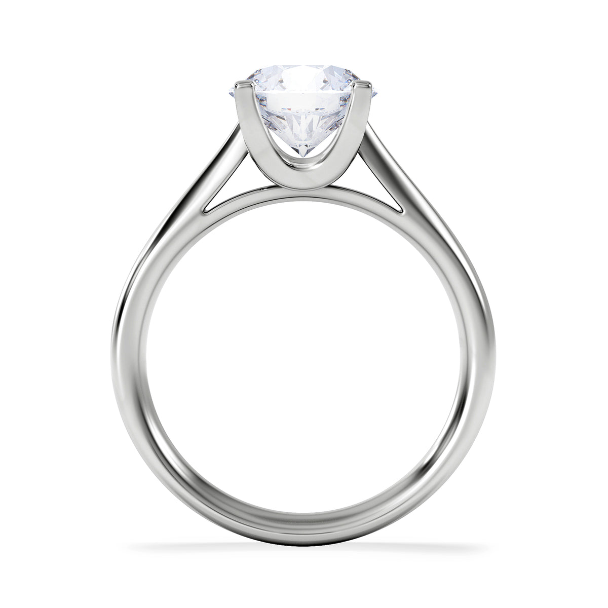 2 Carat Diamond Engagement Ring Grace Lab F/VS1 IGI Certified Platinum