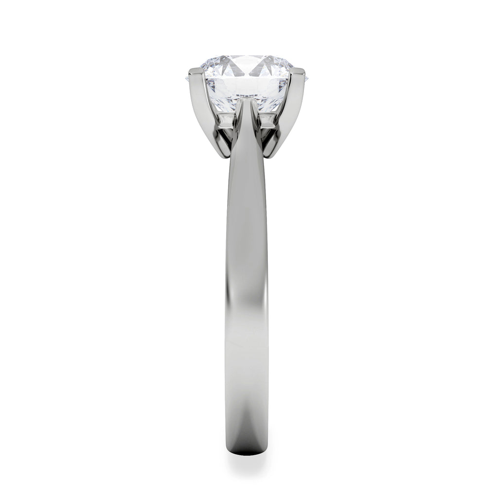 2 Carat Diamond Engagement Ring Grace Lab F/VS1 IGI Certified Platinum