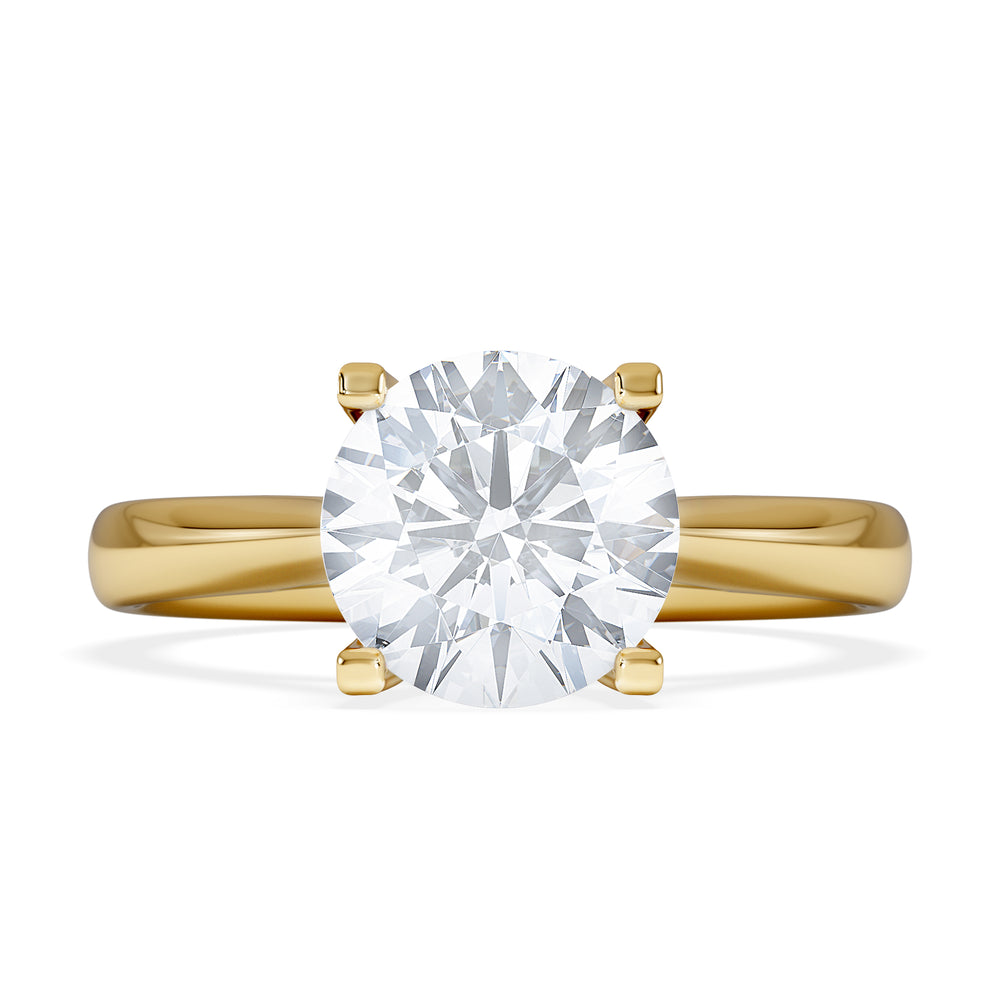 2 Carat Diamond Engagement Ring Grace Lab F/VS1 IGI Certified 18K Gold
