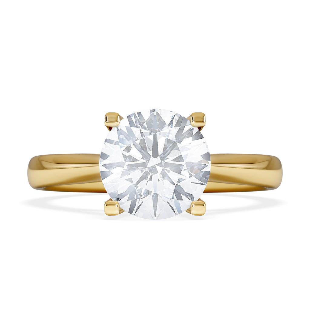 2 Carat Diamond Engagement Ring Grace Lab F/VS1 IGI Certified 18K Gold