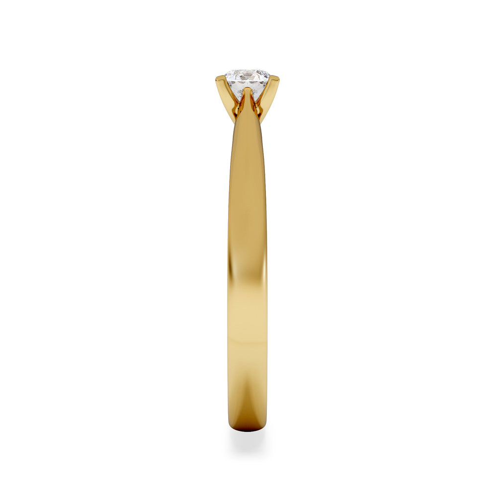 Engagement Ring Grace 0.25ct Lab Diamond G/Vs in 18K Gold