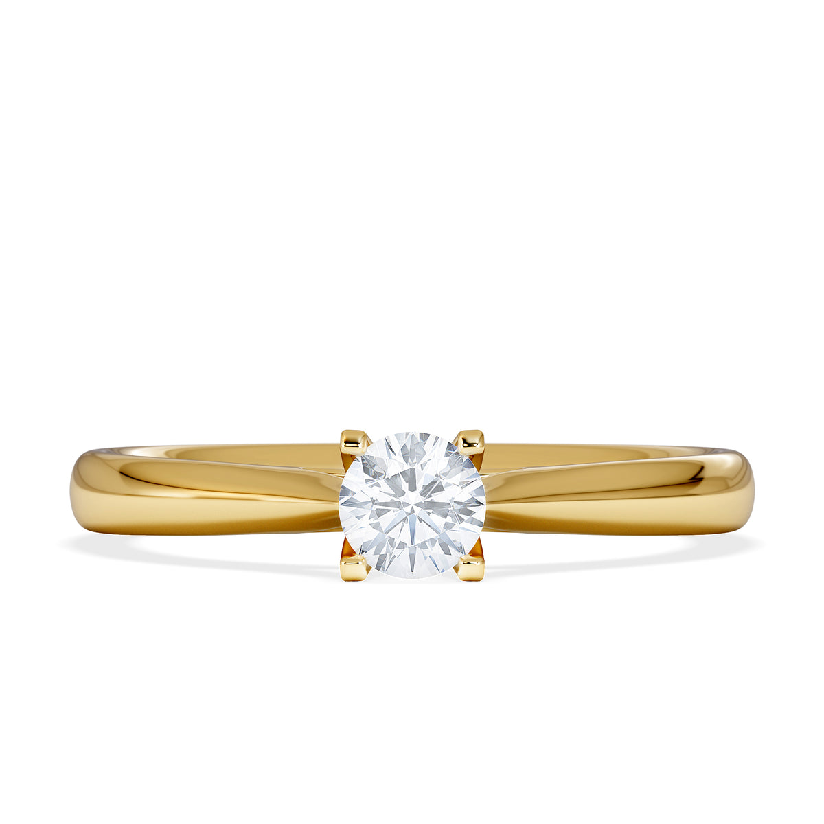 Engagement Ring Grace 0.25ct Lab Diamond G/Vs in 18K Gold