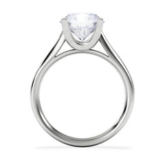 Grace 3.00ct Lab Diamond Round Cut Engagement Ring in Platinum G/VS1