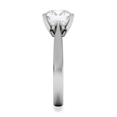 Grace 3.00ct Lab Diamond Round Cut Engagement Ring in Platinum G/VS1