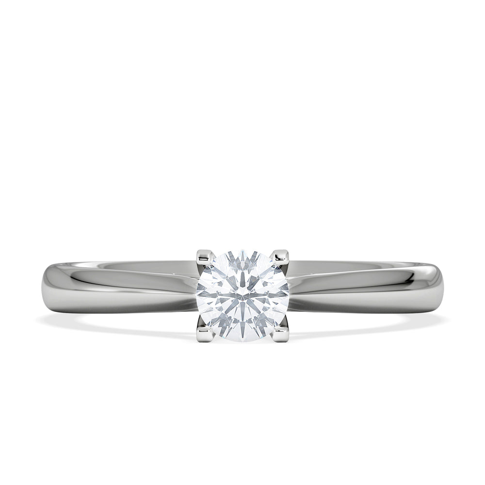 Engagement Ring Grace 0.33ct Lab Diamond G/Vs in Platinum