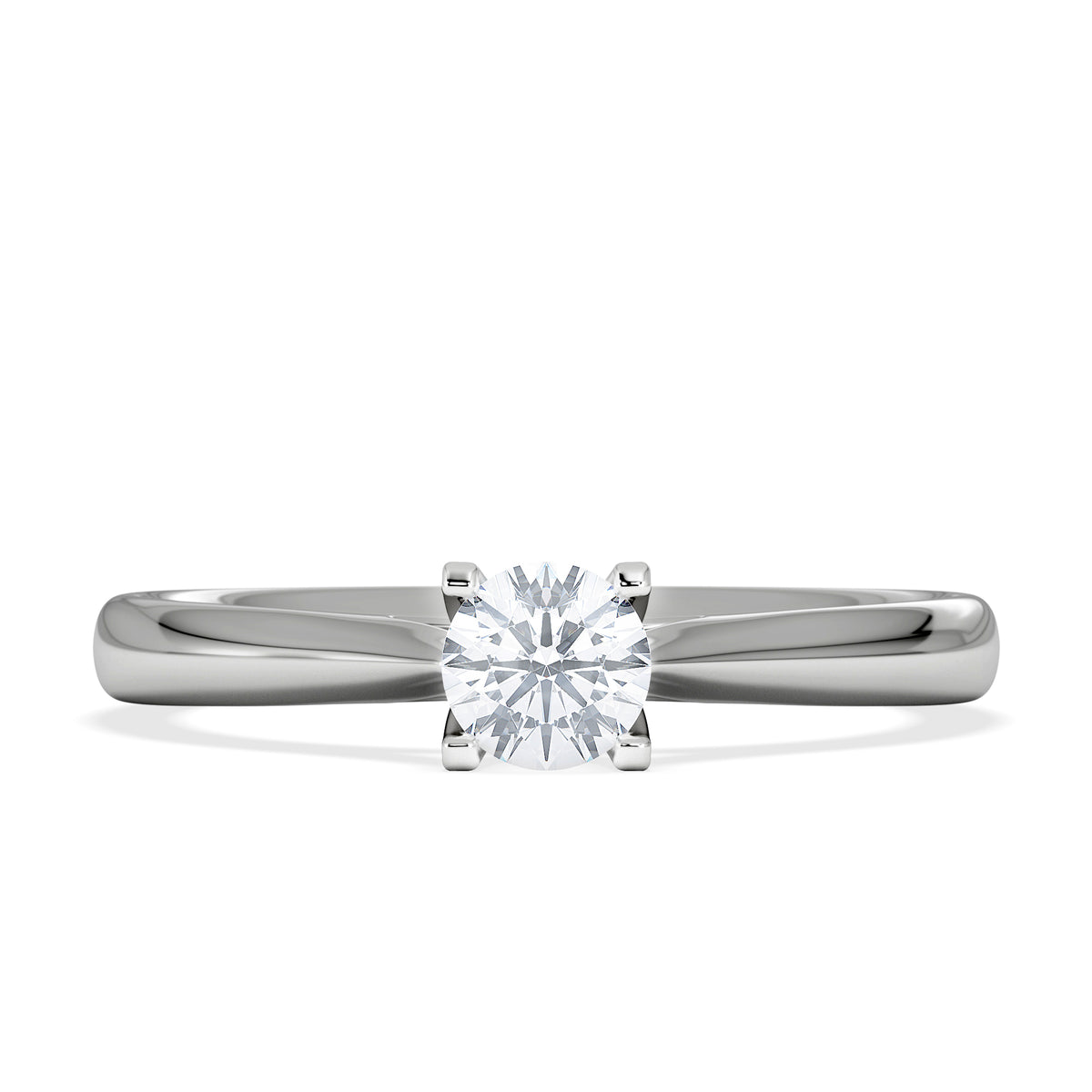 Engagement Ring Grace 0.33ct Lab Diamond G/Vs in Platinum