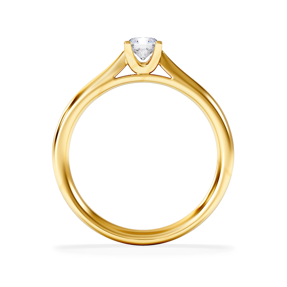 Engagement Ring Grace 0.33ct Lab Diamond G/Vs in Platinum