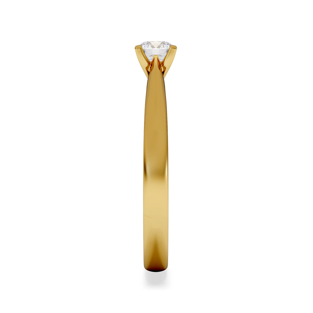 Engagement Ring Grace 0.33ct Lab Diamond G/Vs in 18K Gold