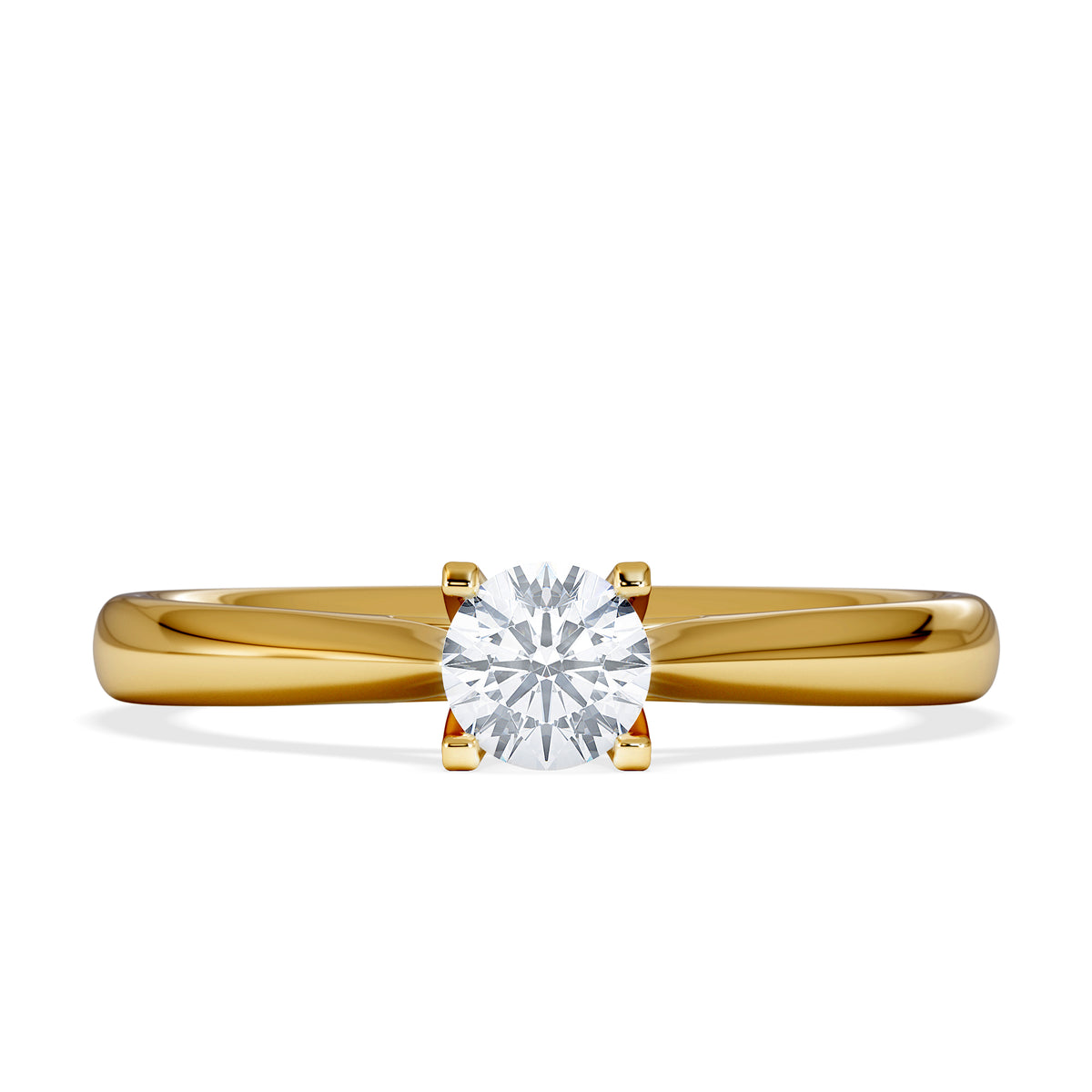 Engagement Ring Grace 0.33ct Lab Diamond G/Vs in 18K Gold