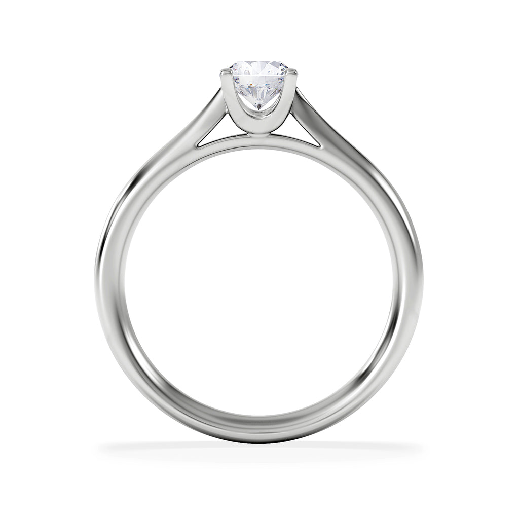 Platinum Half Carat Diamond Engagement Ring Grace Lab F/VS1