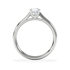 Platinum Half Carat Diamond Engagement Ring Grace Lab F/VS1