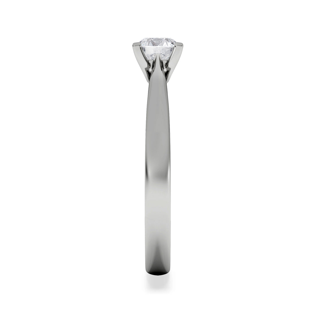 Certified 0.50CT Grace Platinum Engagement Ring H/SI