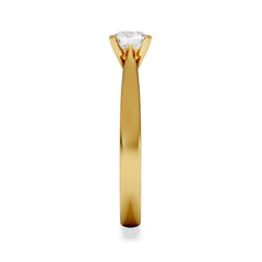Half Carat Diamond Engagement Ring Grace Lab F/VS1 18K Gold