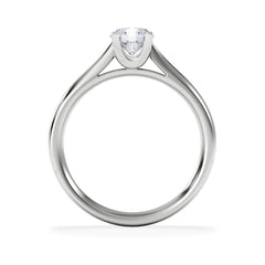 Certified 0.70CT Grace Platinum Engagement Ring G/VS