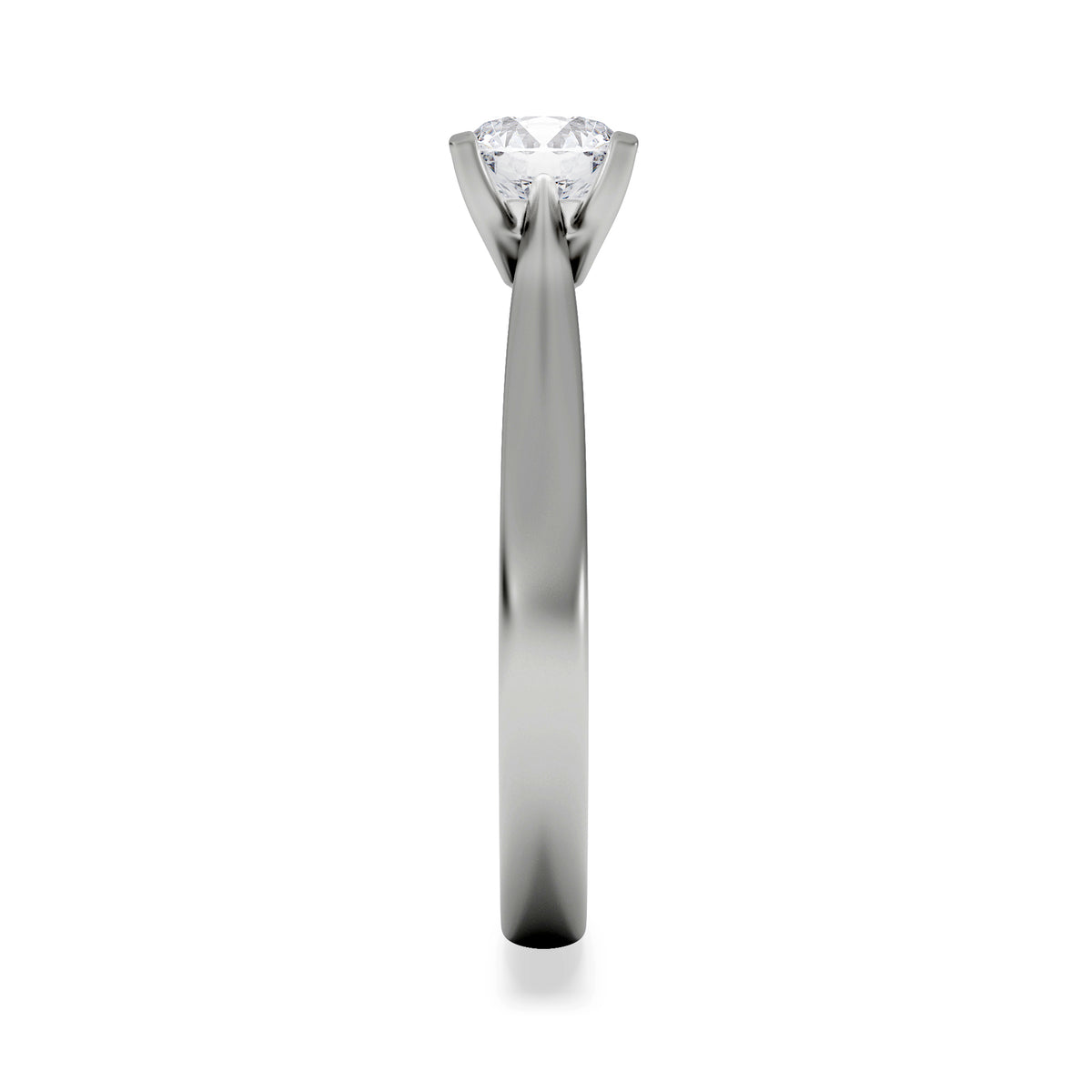 Certified 0.70CT Grace 18K White Gold Engagement Ring G/SI2