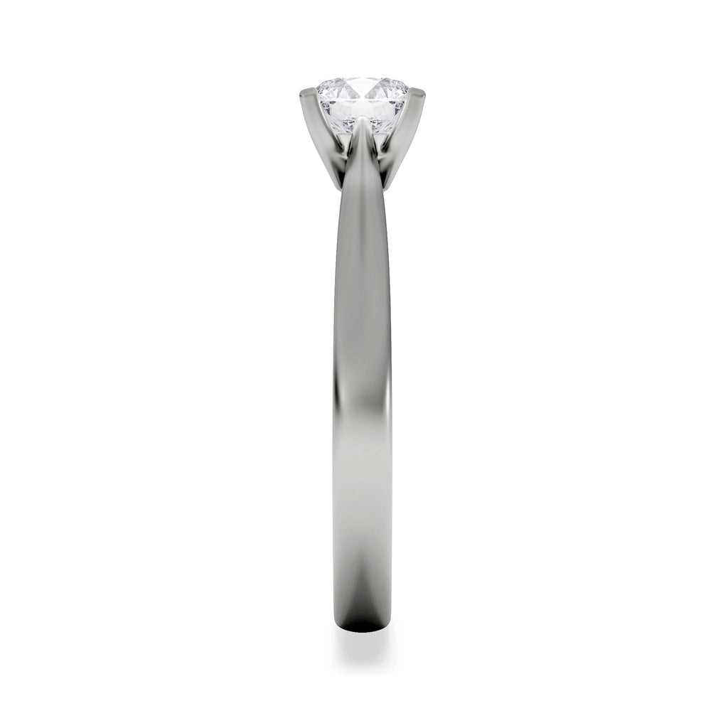 Certified 0.70CT Grace Platinum Engagement Ring G/VS