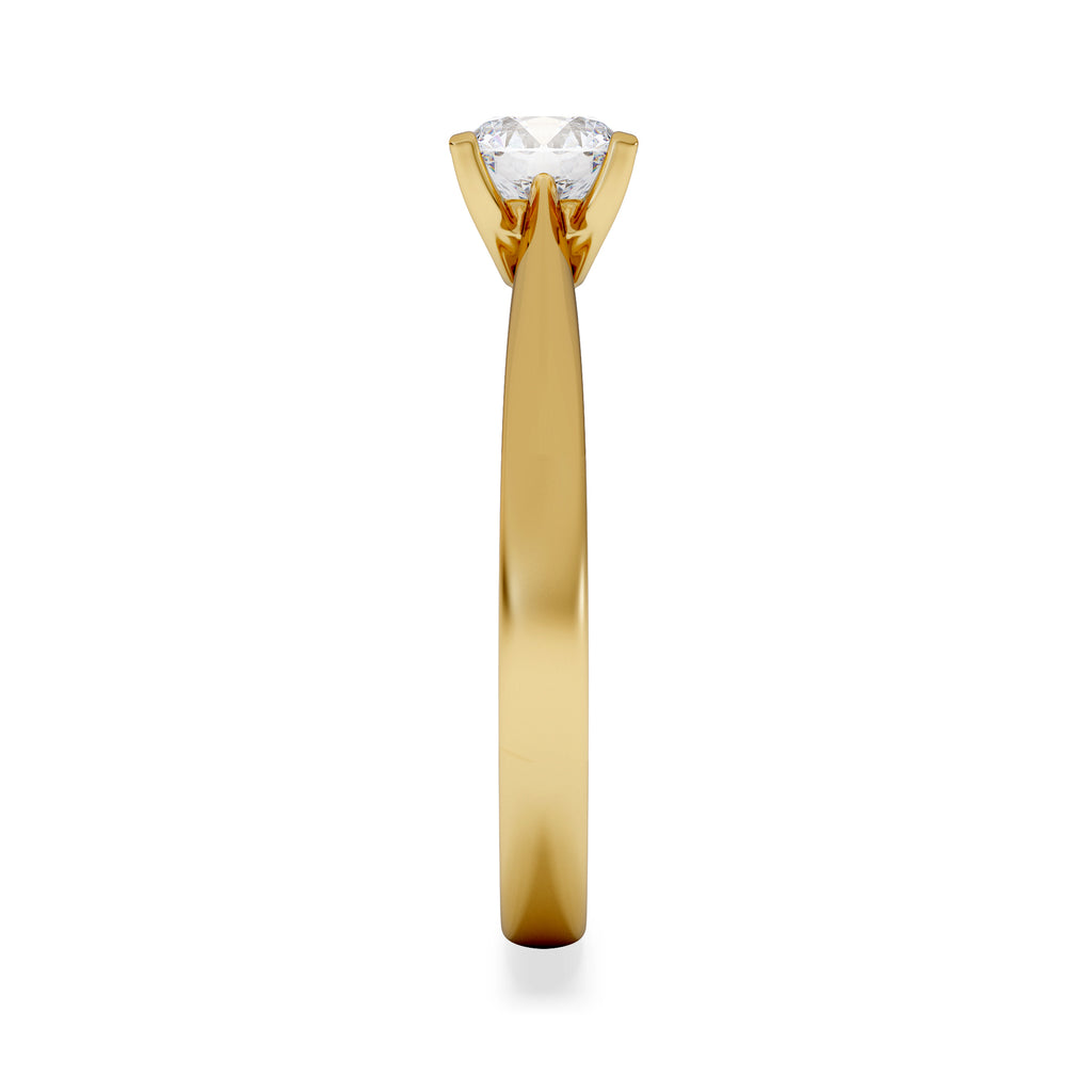 Certified 0.70CT Grace 18K Gold Engagement Ring G/SI2