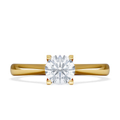 Certified 0.70CT Grace 18K Gold Engagement Ring G/SI2