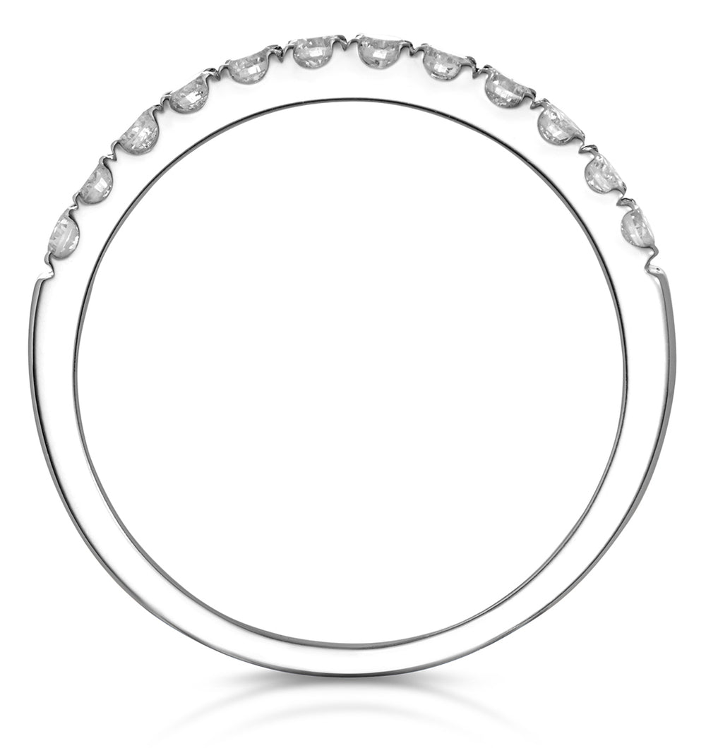 Adelle Matching Wedding Band 0.35ct H/Si Diamond in 18K White Gold