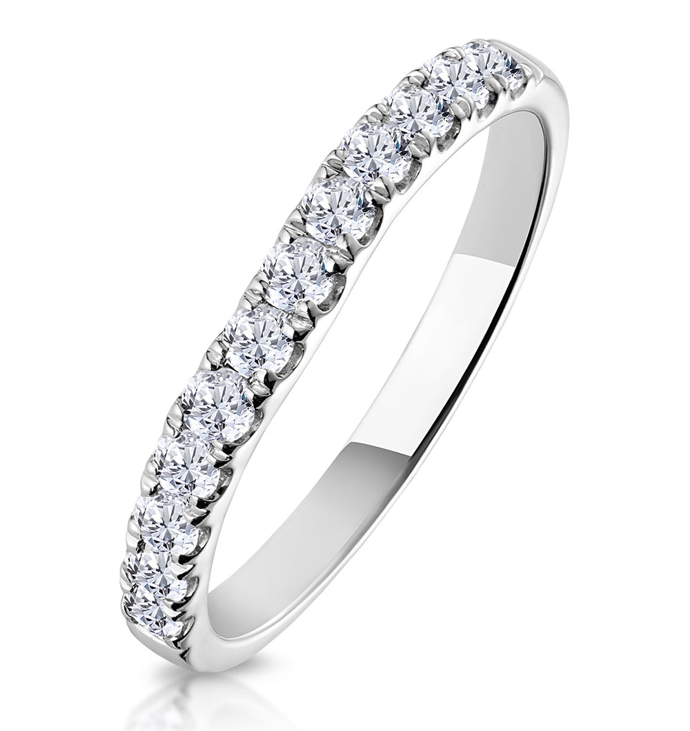 Talia Matching Wedding Band 0.35ct H/Si Diamond in 18K White Gold