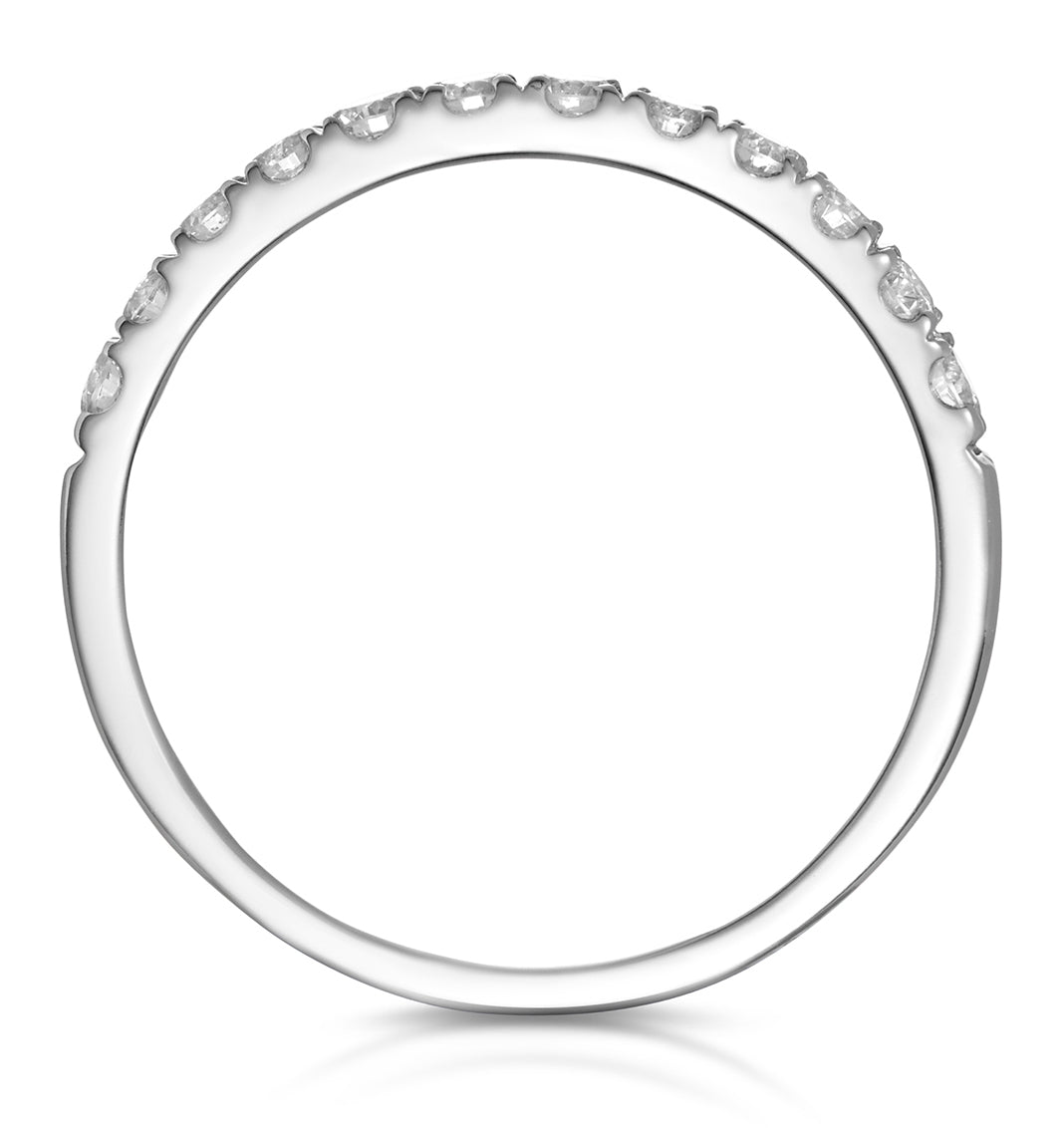 Talia Matching Wedding Band 0.35ct H/Si Diamond in 18K White Gold