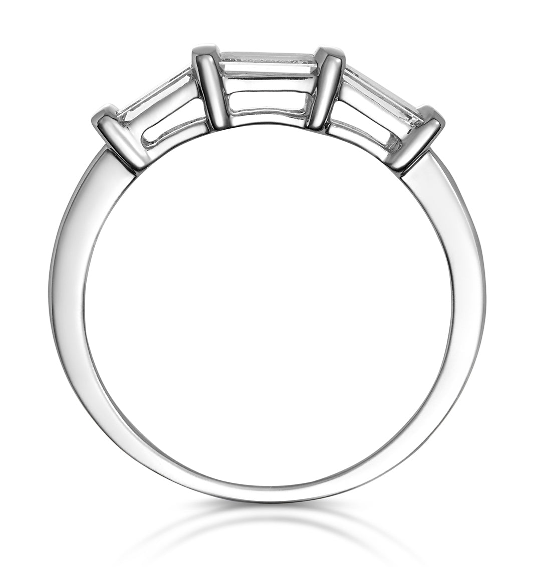 Galina Matching Wedding Band 0..40ct H/Si Diamond in 18K White Gold