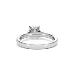 Natalia GIA Diamond Engagement Side Stone Ring Platinum 1.40CT G/VS