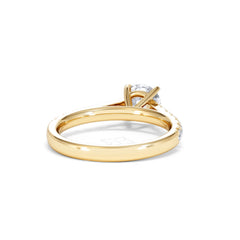 Natalia Lab Diamond Engagement Side Stone Ring 18K Gold 1.50CT F/VS1