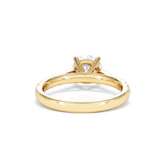 Natalia Lab Diamond Engagement Side Stone Ring 18K Gold 2.00CT F/VS1
