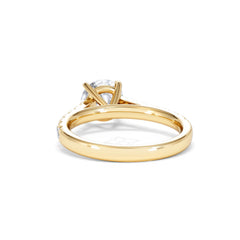 Natalia Lab Diamond Engagement Side Stone Ring 18K Gold 2.00CT F/VS1