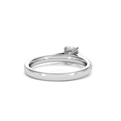 Natalia Diamond Engagement Side Stone Ring 18KW Gold 0.91CT H/SI