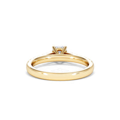 Natalia Lab Diamond Engagement Side Stone Ring 18K Gold 0.91CT F/VS1