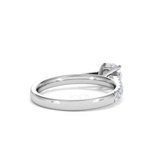 Natalia GIA Diamond Engagement Side Stone Ring Platinum 1.15CT H/SI