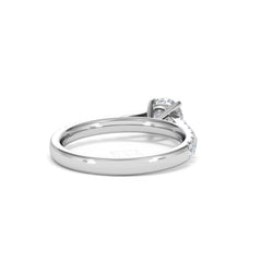 Natalia GIA Diamond Engagement Side Stone Ring Platinum 1.15CT G/VS
